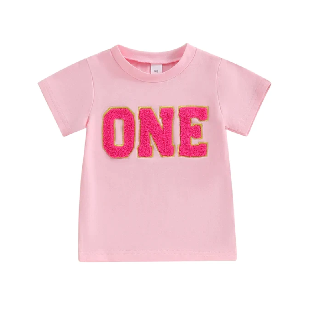 NUMBERS Birthday Embroidered Tee