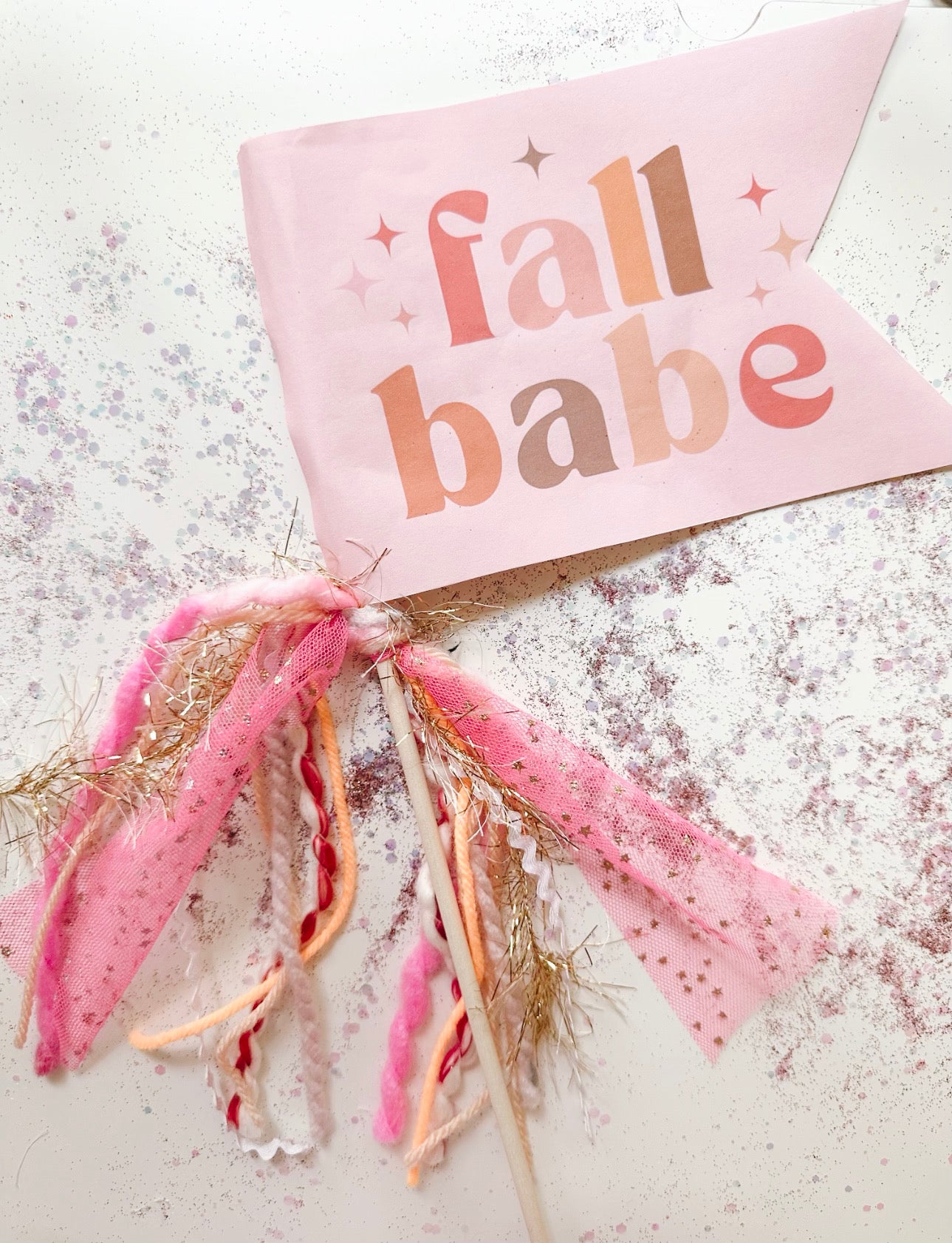 Fall Babe Pennant Flag | Fall Pennant Flag | Party Decor | Flag | Fall Decor