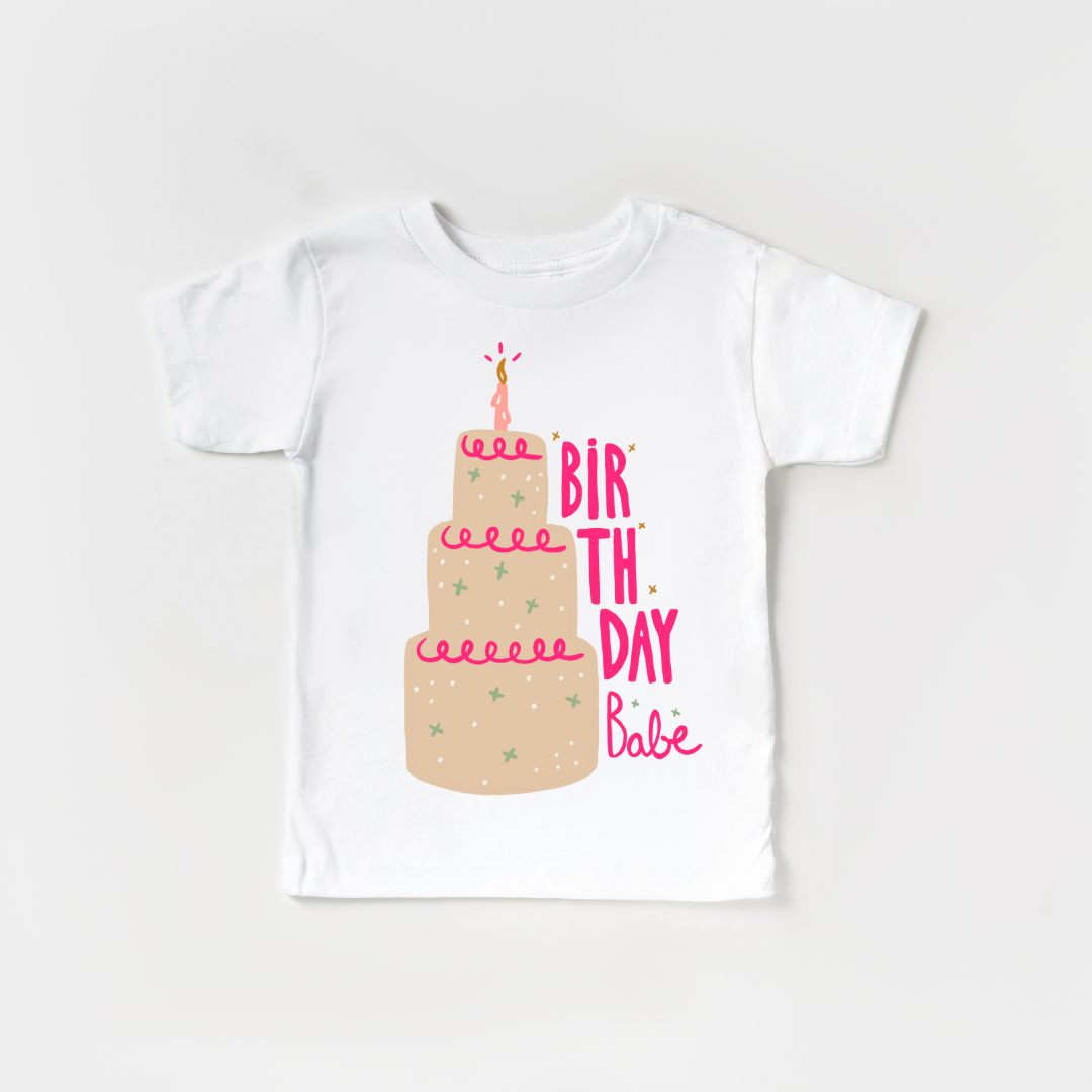 Birthday Babe Toddler Short Sleeve Tee