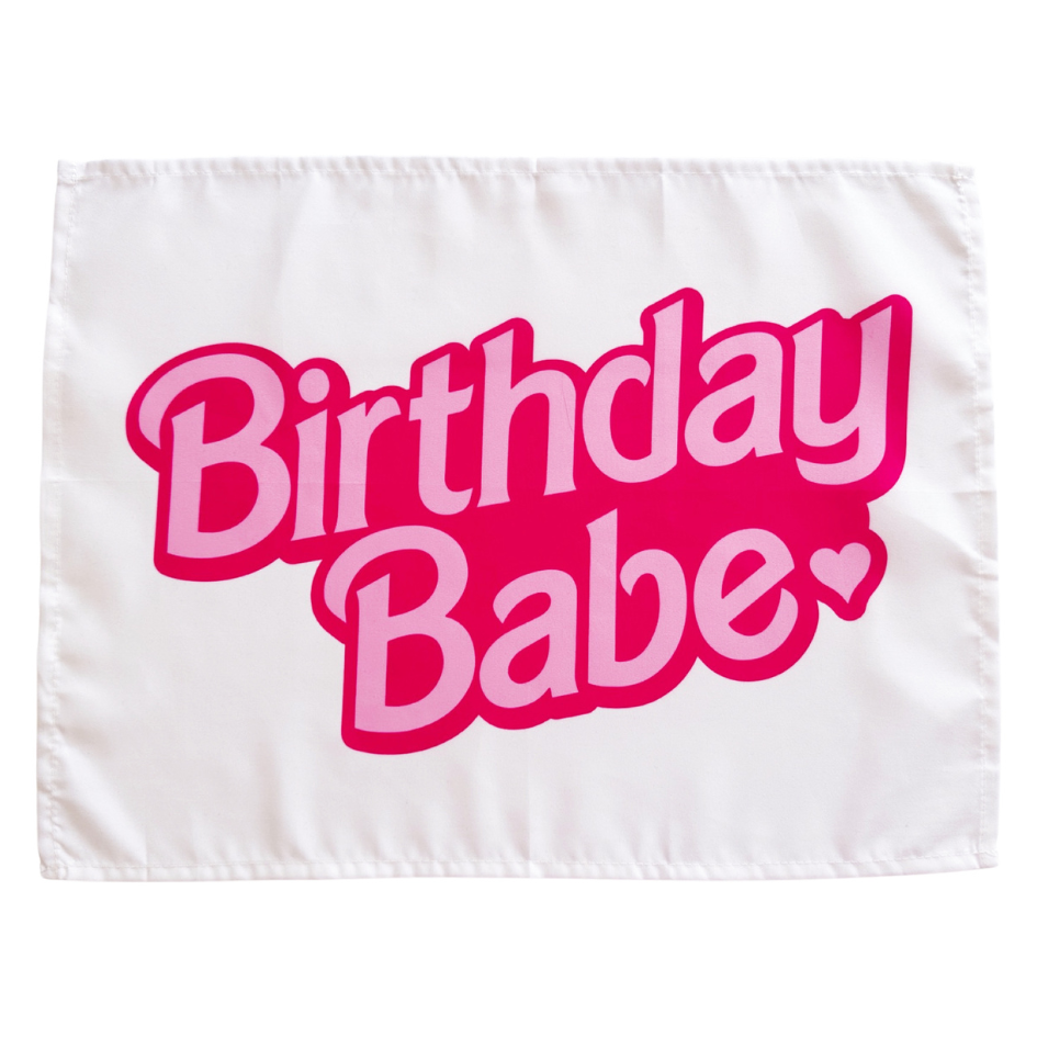 Birthday Babe Banner (Barbie Inspired): Original 36x26"