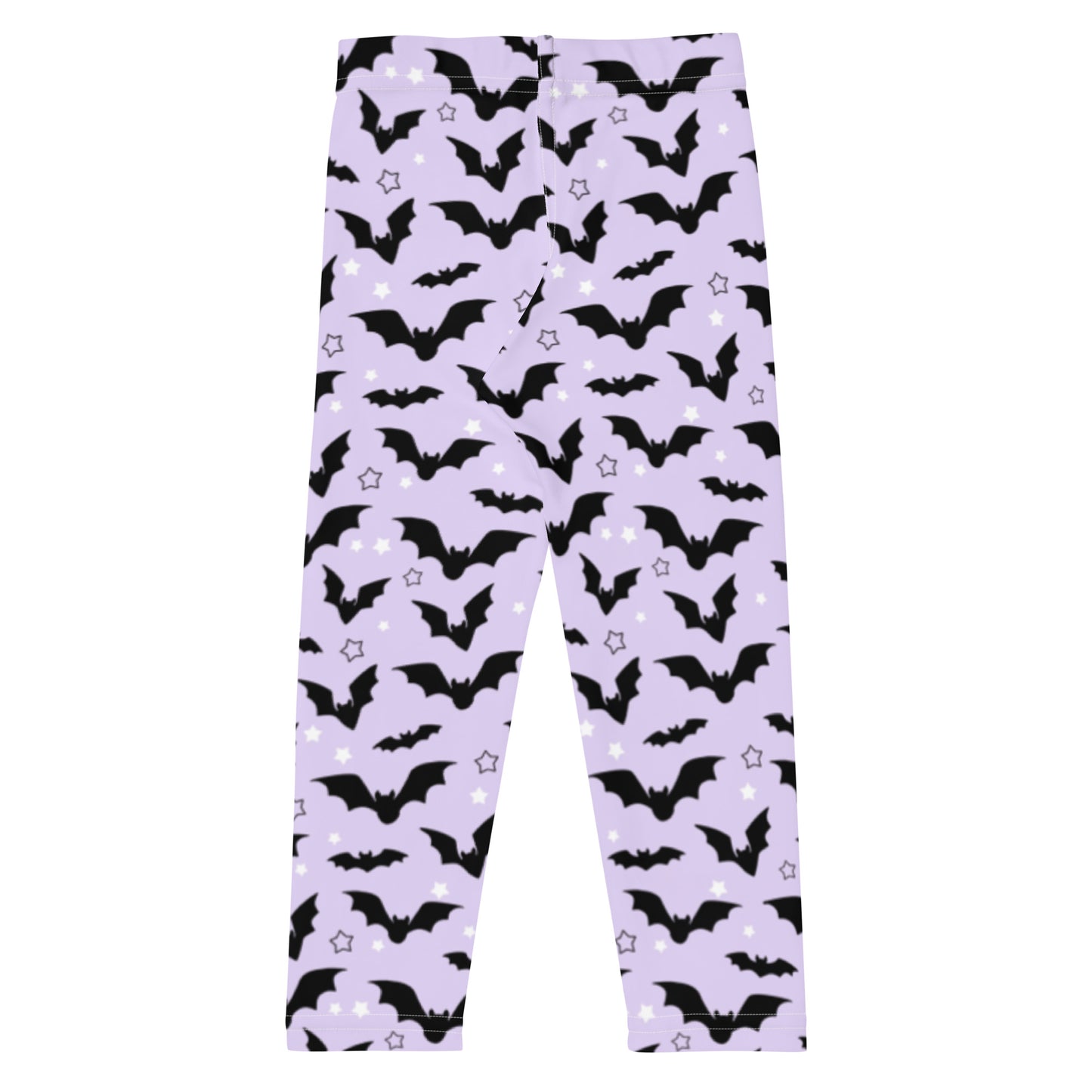 Pastel Halloween Stars & Bats Kids Leggings