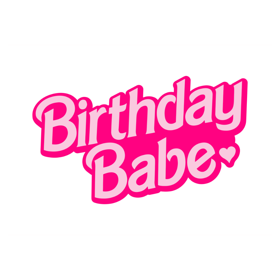 Birthday Babe Banner (Barbie Inspired): Original 36x26"