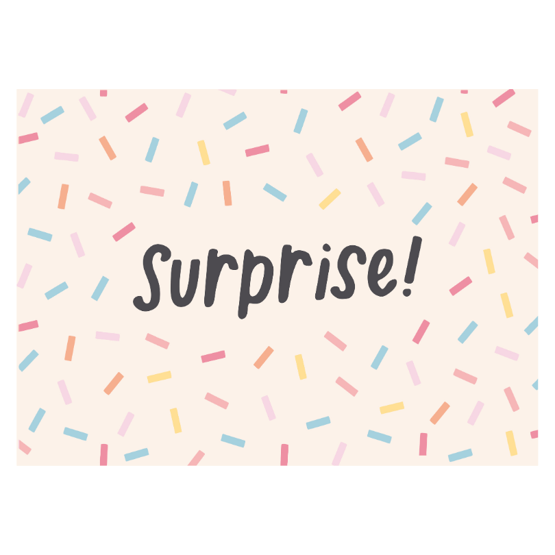 Surprise Banner: Original 36x26"