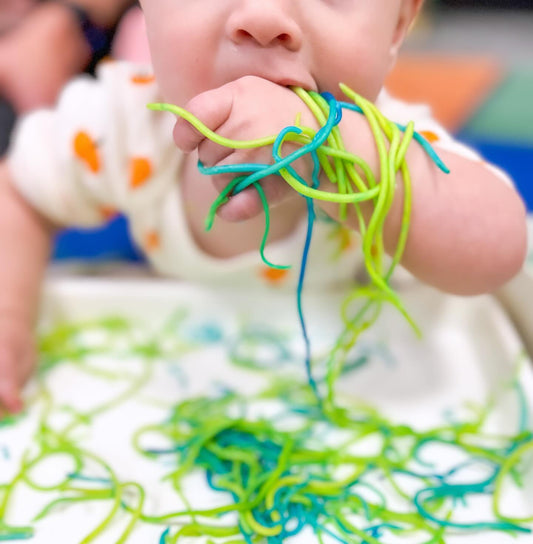 Rainbow Spaghetti Sensory Play: A Colorful, Squishy Adventure