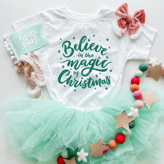 Believe in the Magic of Christmas Toddler Short Sleeve Tee