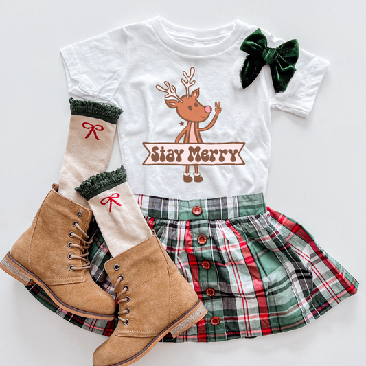 Stay Merry Toddler Short Sleeve Tee