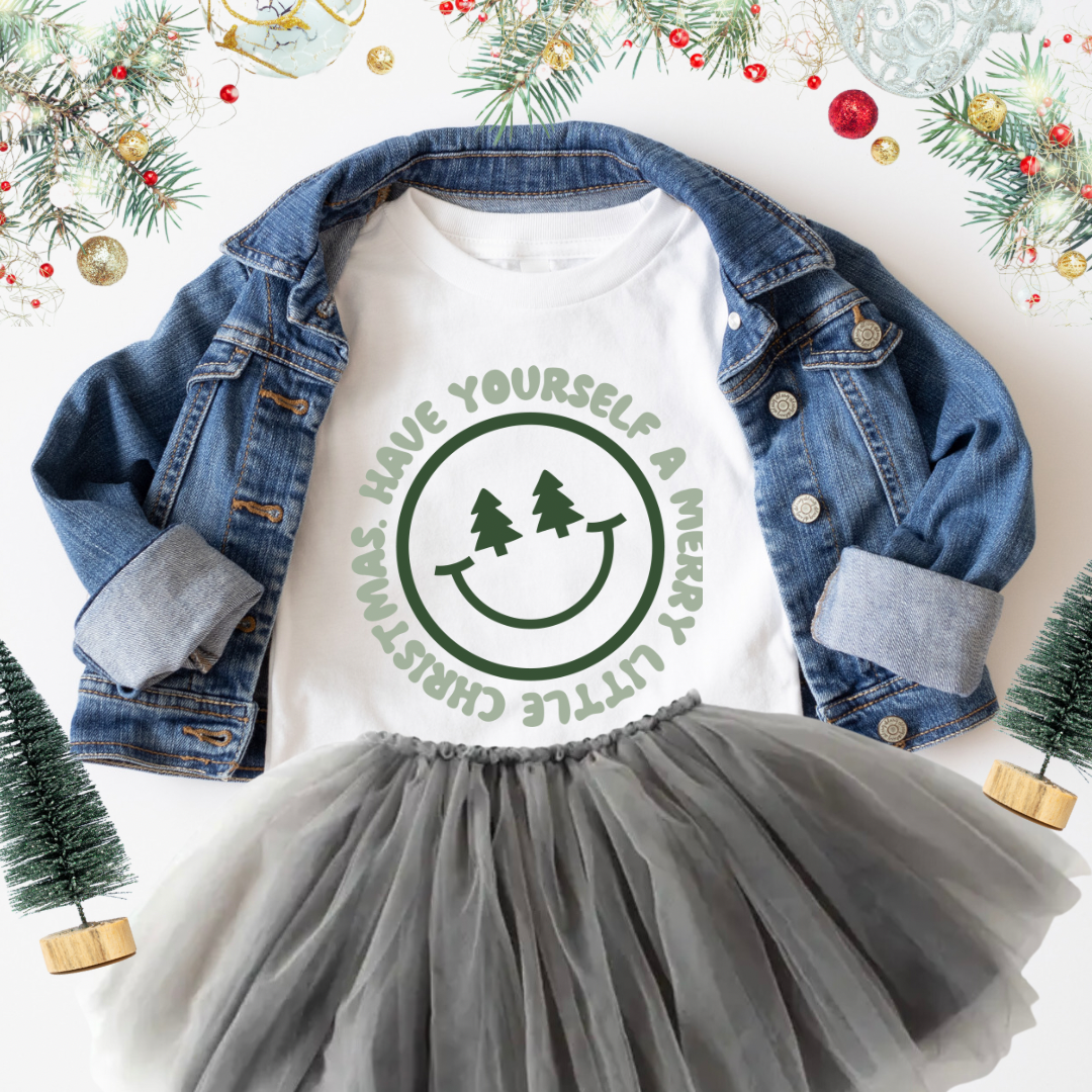Have Yourself A Merry Little Christmas Toddler Short Sleeve Tee