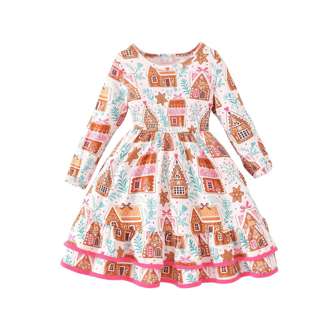 Gingerbread Twirl Dress (Pre-Order)