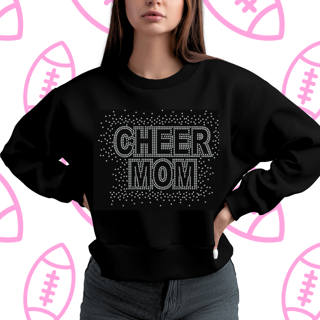 Cheer Mom Bling Crewneck *PRE-ORDER*
