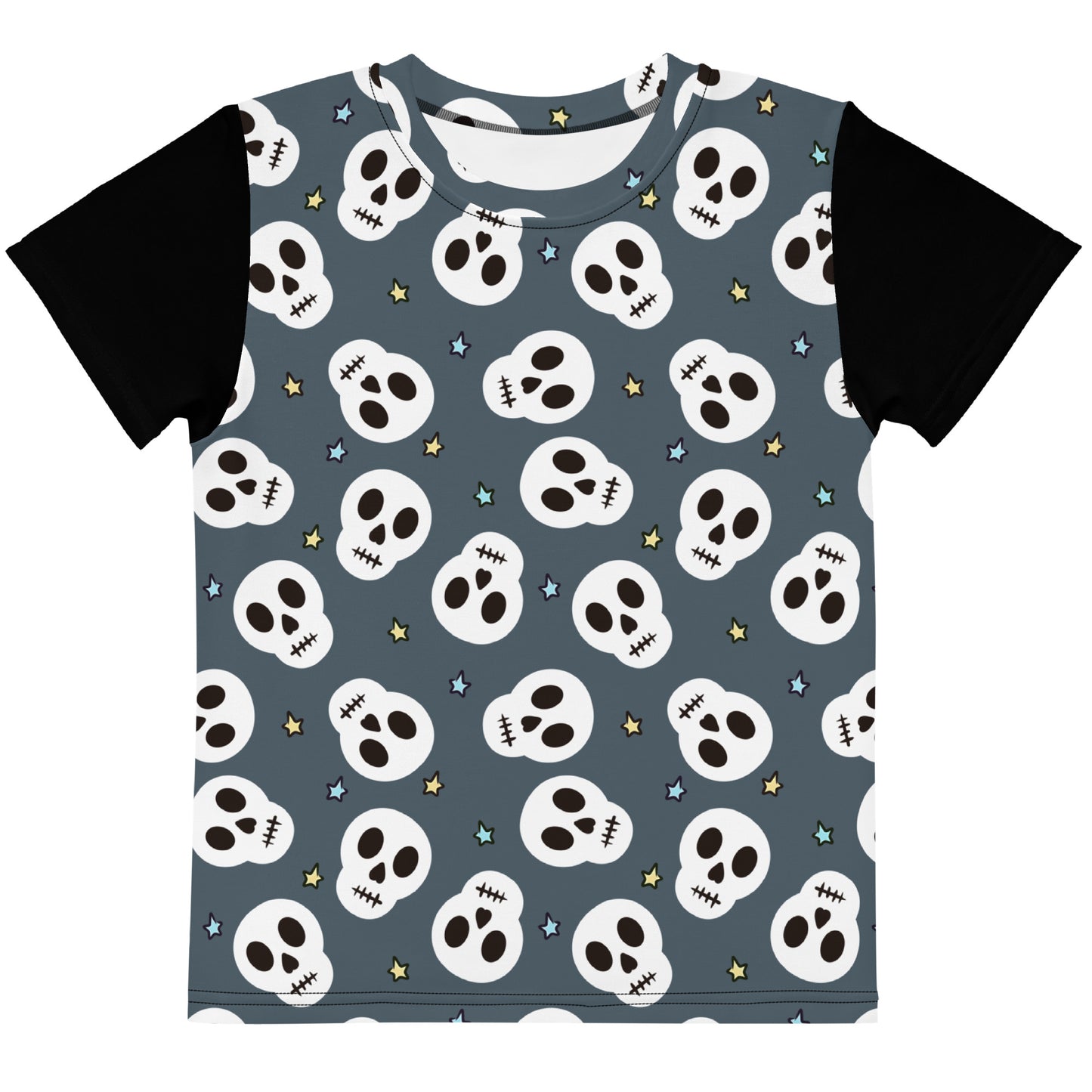 Blue Skulls Toddler Tee