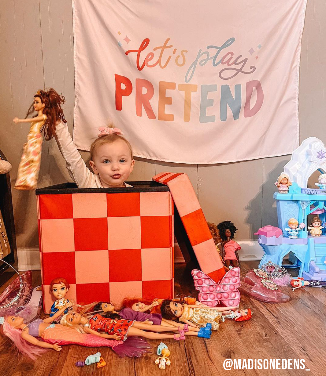 Let's Play Pretend Banner: Original 36x26"