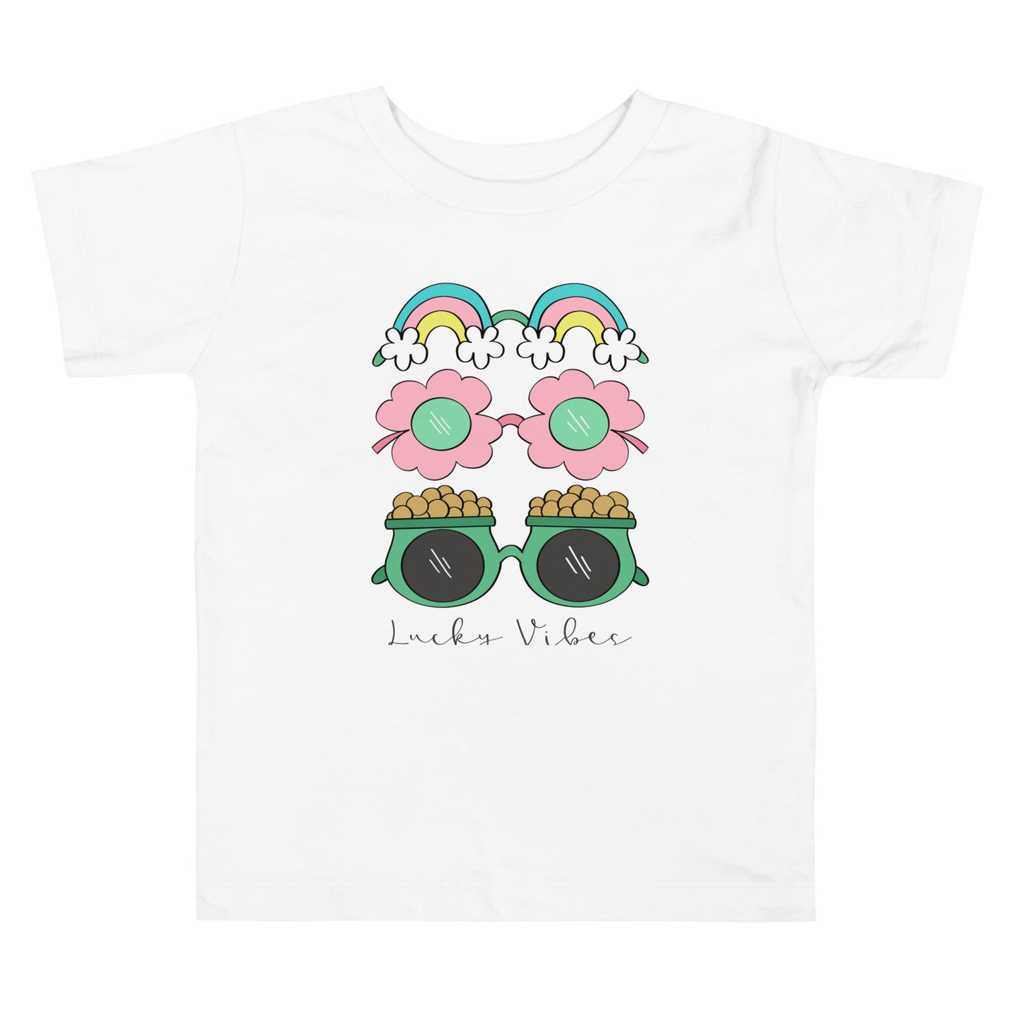 Lucky Vibes Toddler Short Sleeve Tee