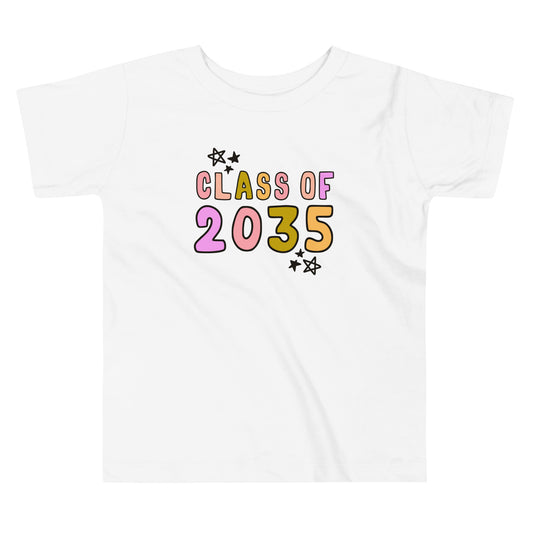 Class of 2035 Toddler Short Sleeve Tee