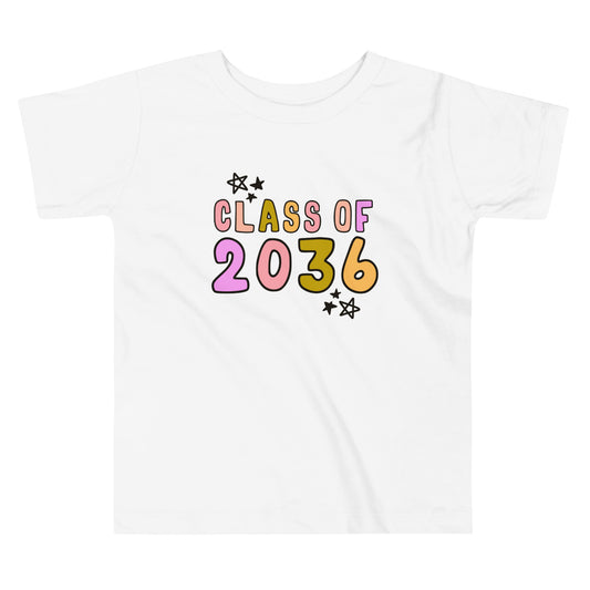 Class of 2036 Toddler Short Sleeve Tee