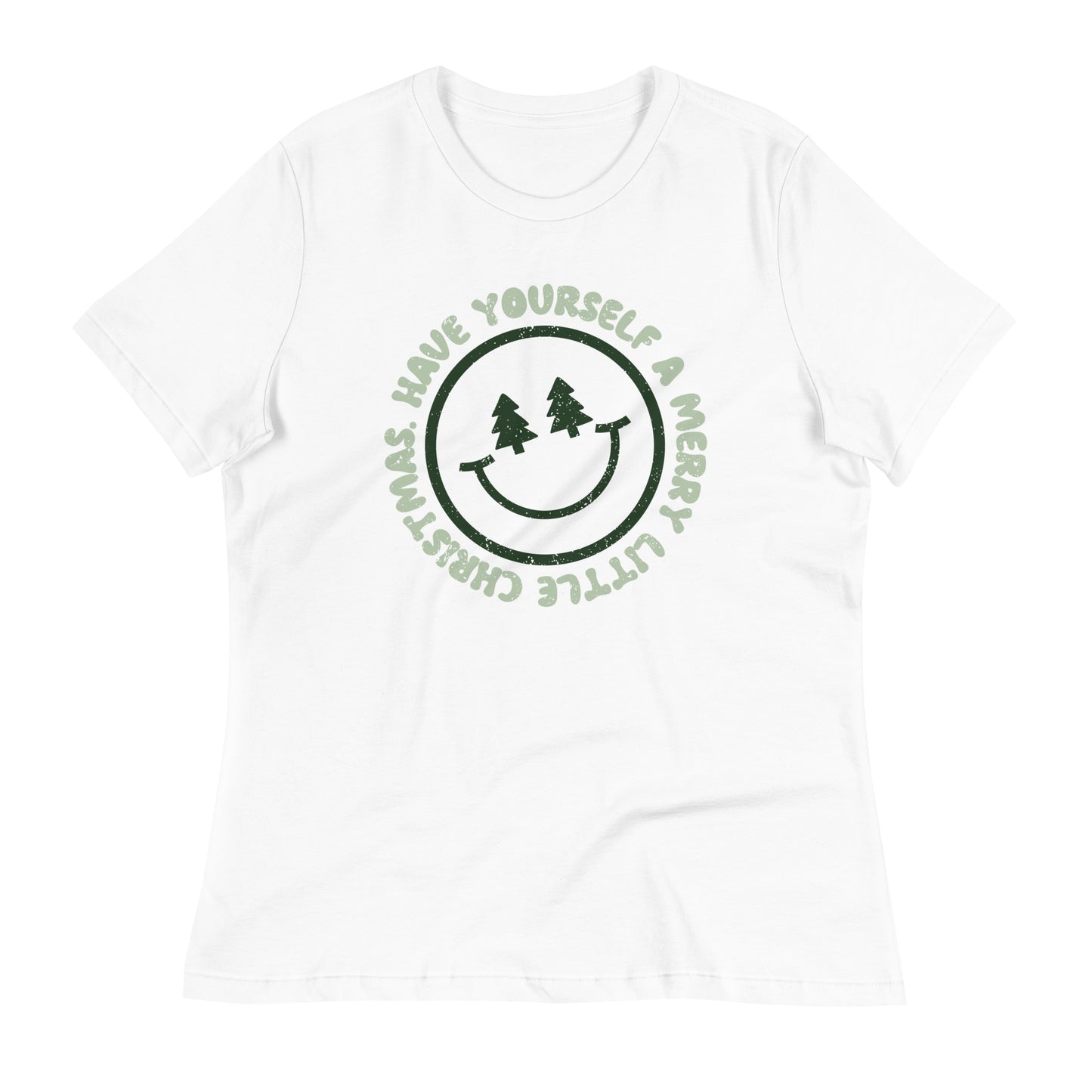 Have Yourself a Merry Little Christmas Women's Relaxed Fit Graphic-Tee