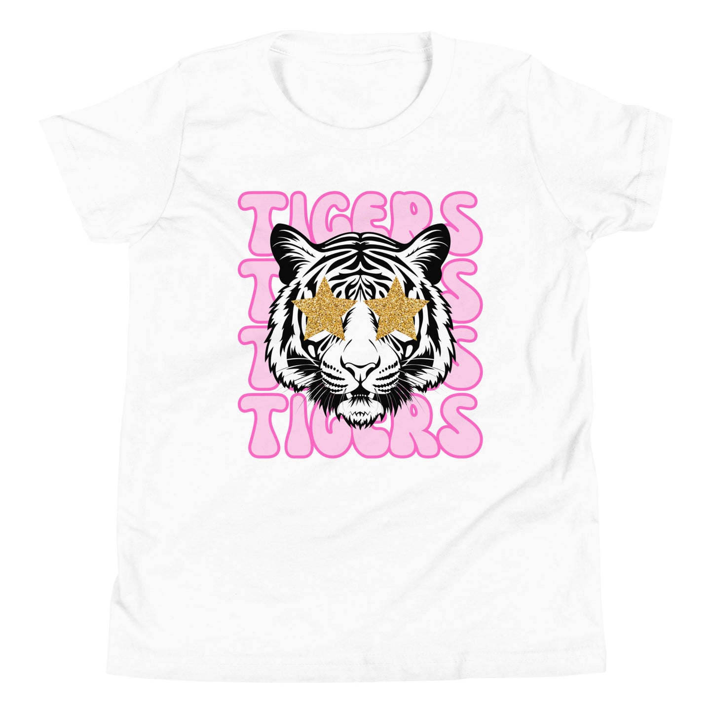 Pink Tiger Youth Short Sleeve T-Shirt