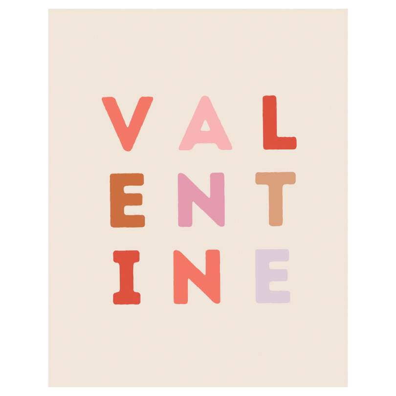 Valentine Letter Banner: Original 36x26"