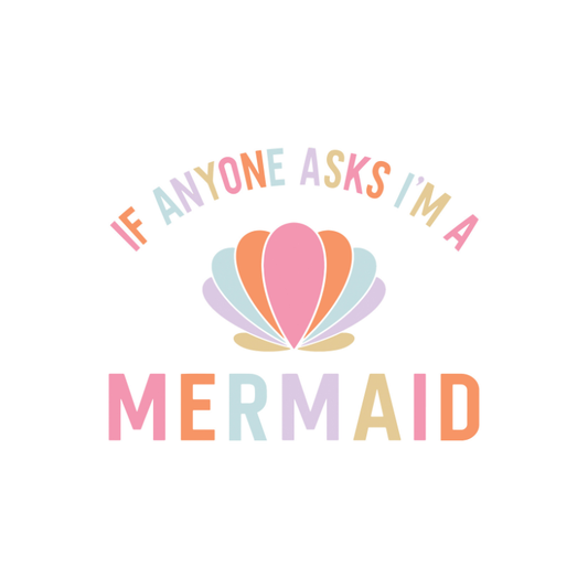 I'm A Mermaid Banner: Original 36x26"