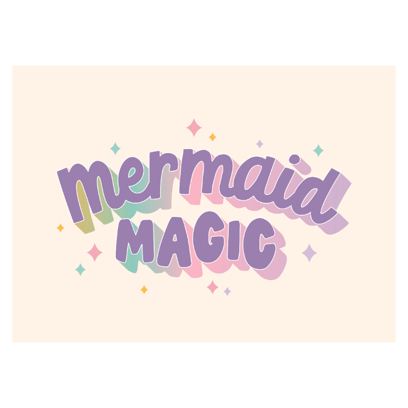 Mermaid Magic Banner: Original 36x26"