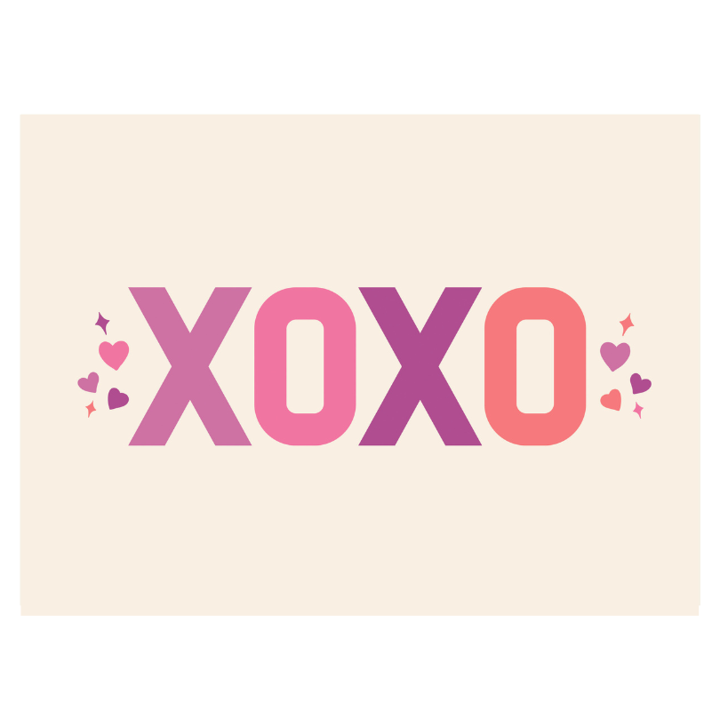 XOXO Banner: Original 36x26"